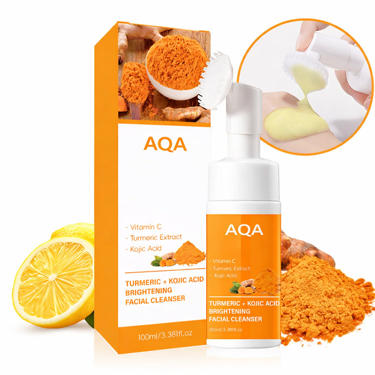 🧠✨AQA™ Deep Cleansing Turmeric Facial Cleanser for Dull & Uneven Skin🌿🧡