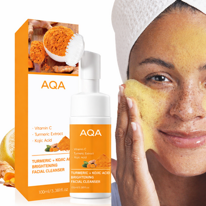 🧠✨AQA™ Deep Cleansing Turmeric Facial Cleanser for Dull & Uneven Skin🌿🧡