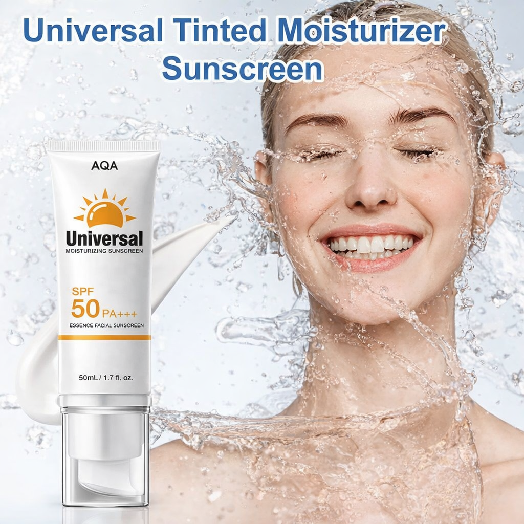 🌞💧 AQA™ Comfort, Hydration, and SPF 50 — All in One Tube 🌸🌊