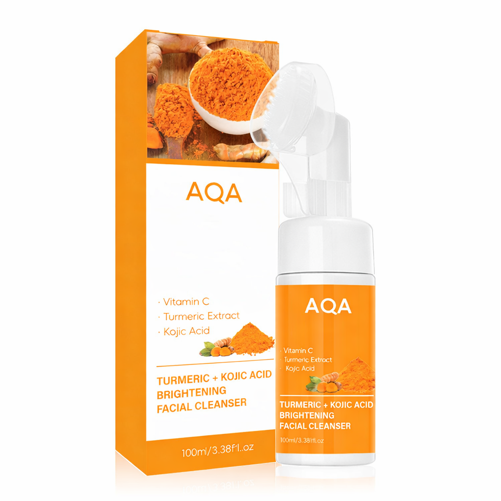 🧠✨AQA™ Deep Cleansing Turmeric Facial Cleanser for Dull & Uneven Skin🌿🧡