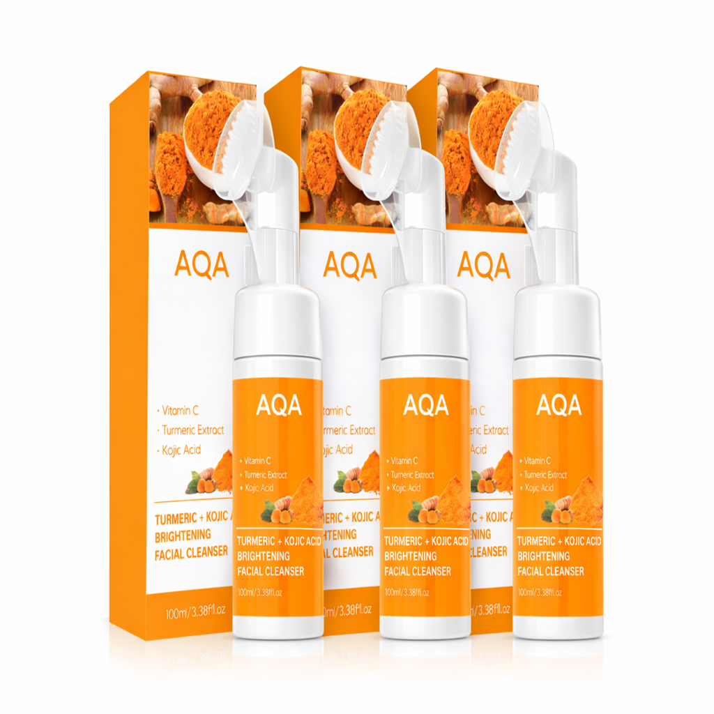 🧠✨AQA™ Deep Cleansing Turmeric Facial Cleanser for Dull & Uneven Skin🌿🧡