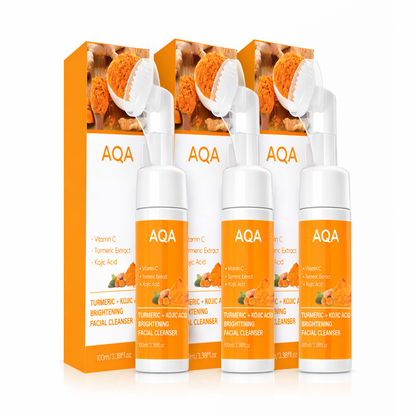 🧠✨AQA™ Deep Cleansing Turmeric Facial Cleanser for Dull & Uneven Skin🌿🧡